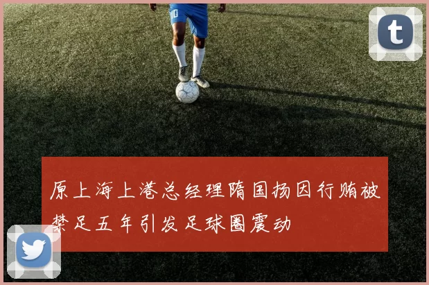 原上海上港总经理隋国扬因行贿被禁足五年引发足球圈震动